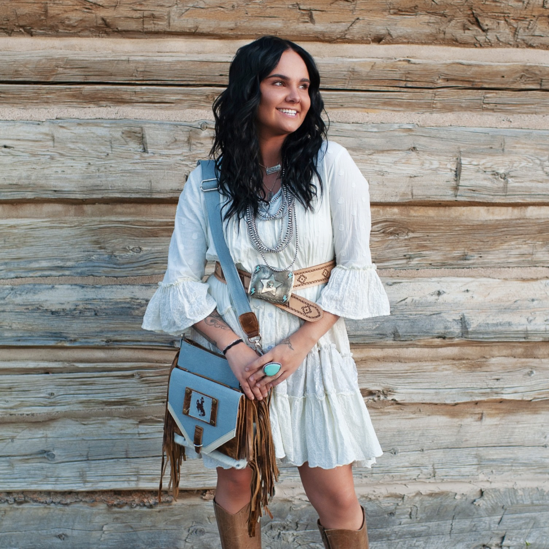 1.75" Tooled Leather Belt