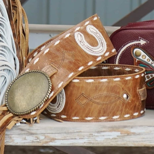 3" Vintage Horseshoe Belt