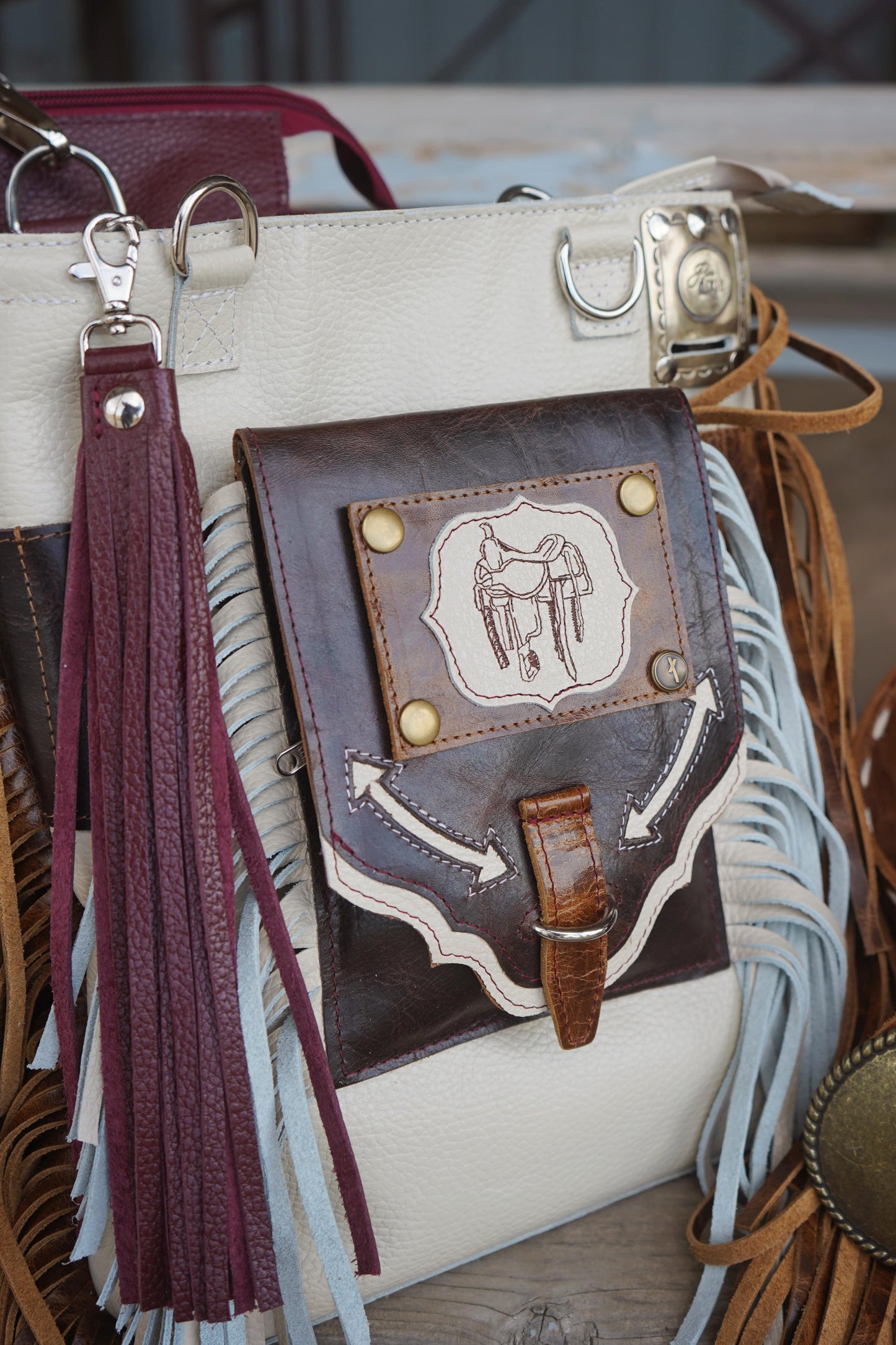 Mason - Ivory Handbag