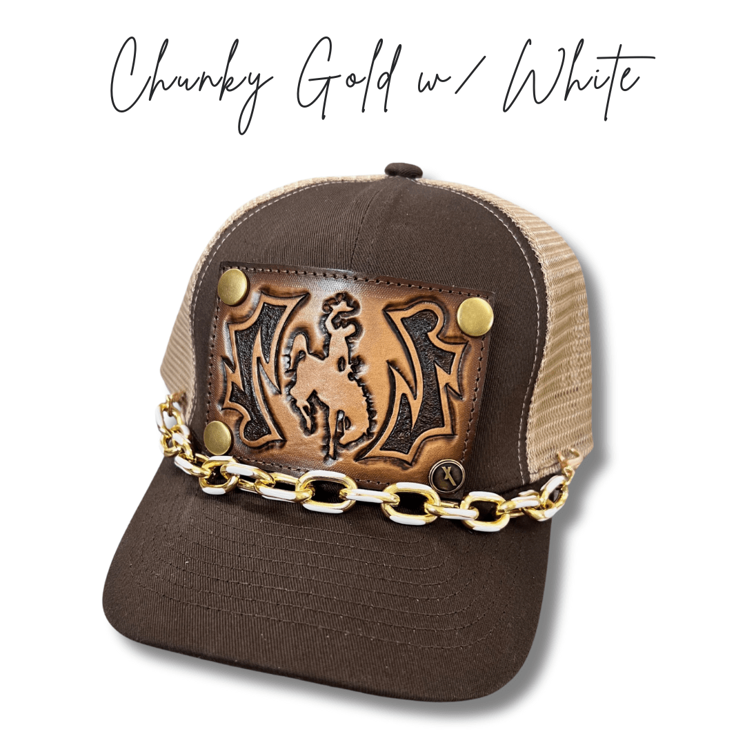 Hat Chains - Chunky Gold