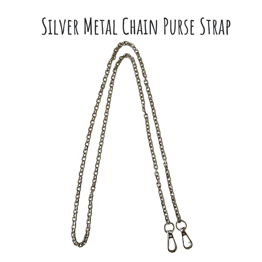 Strap - Long Silver Metal Chain