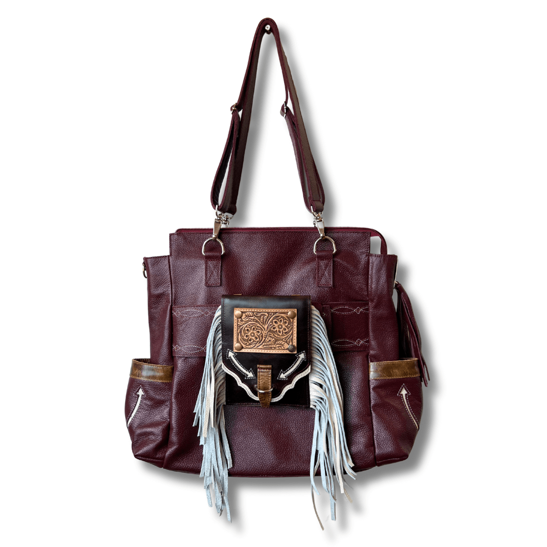 Mia - Wine Handbag