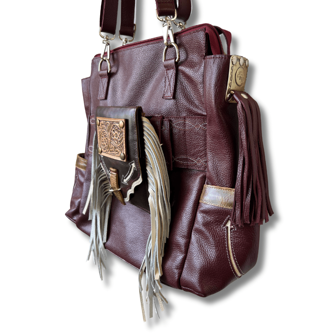 Mia - Wine Handbag