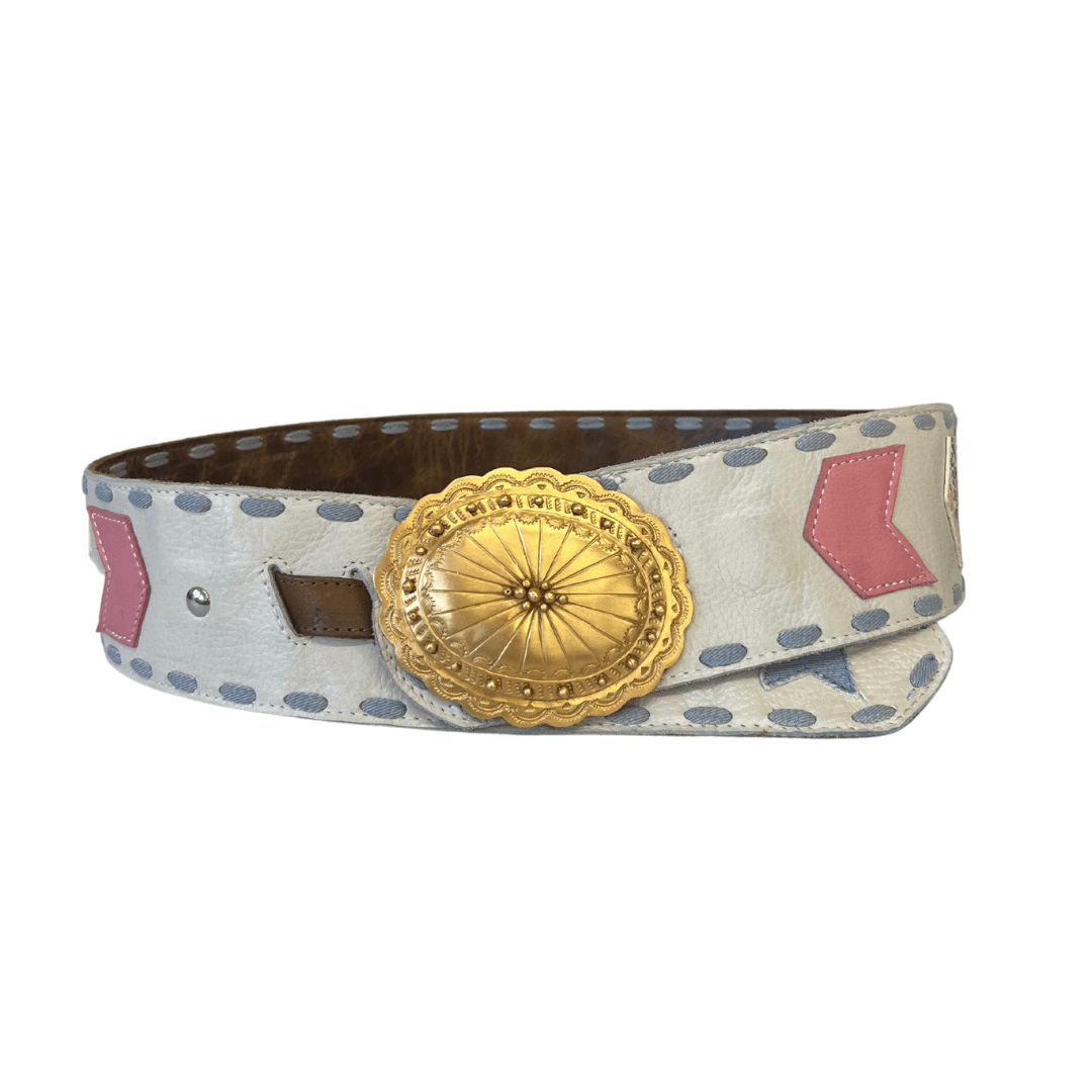 Belt Buckle - Gold Concho