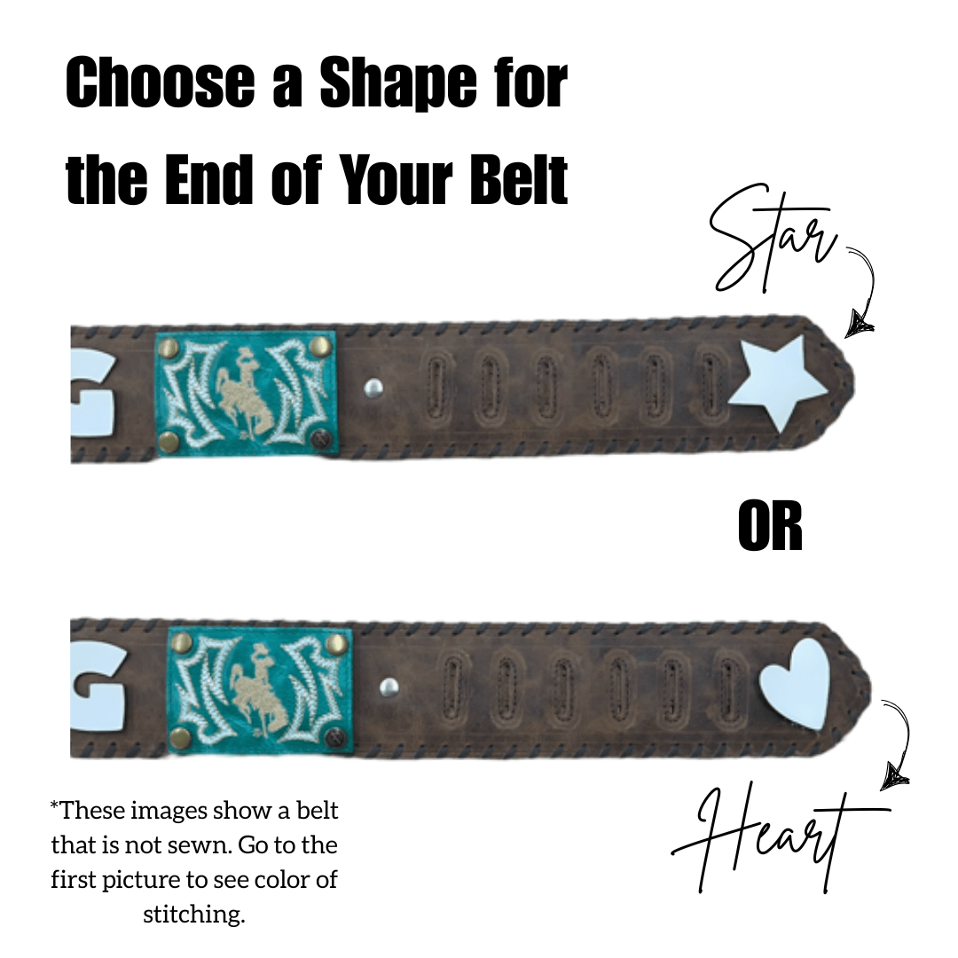 3" Word Belt - Tan