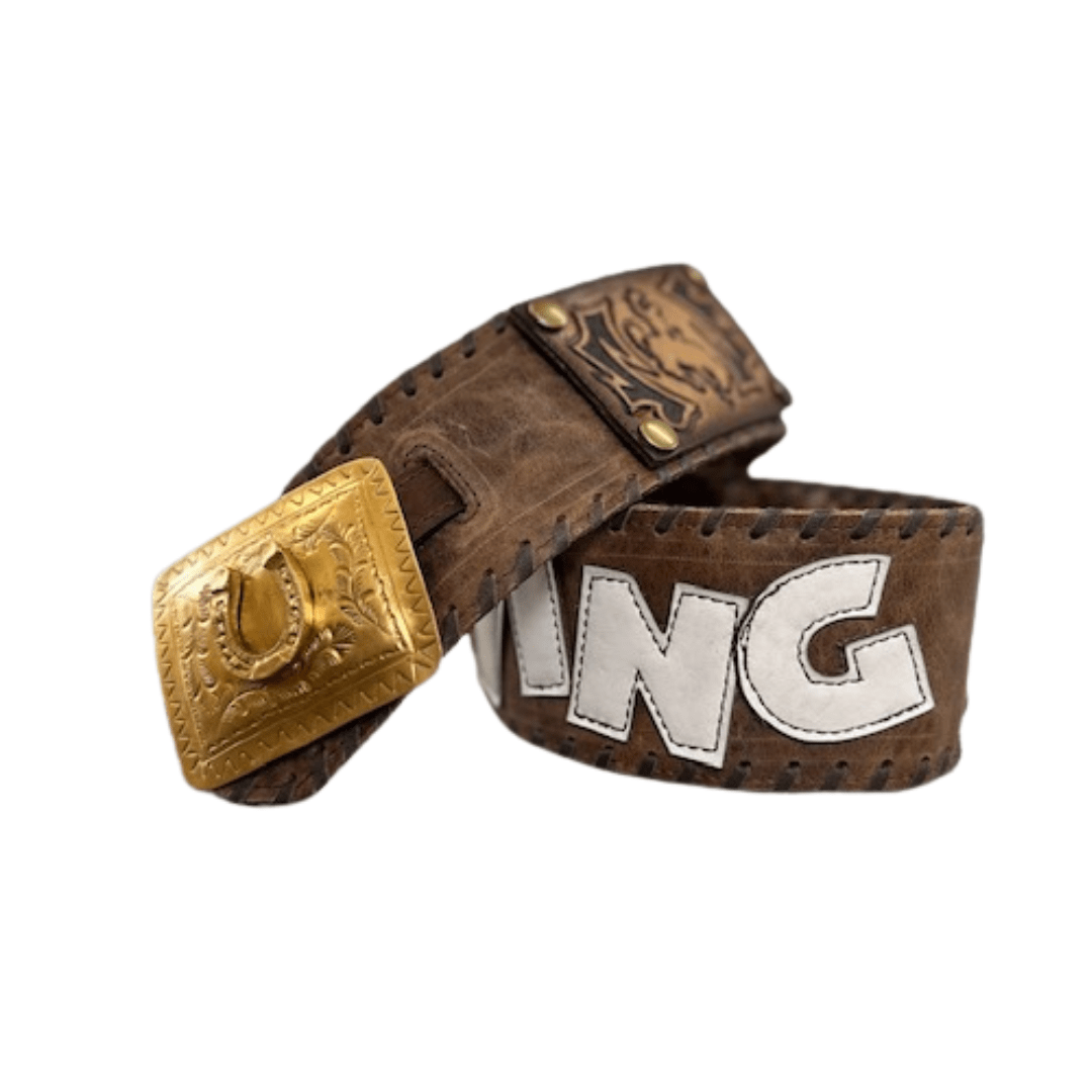 3" Word Belt - Tan