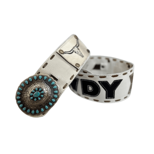 3" Word Belt - Ivory