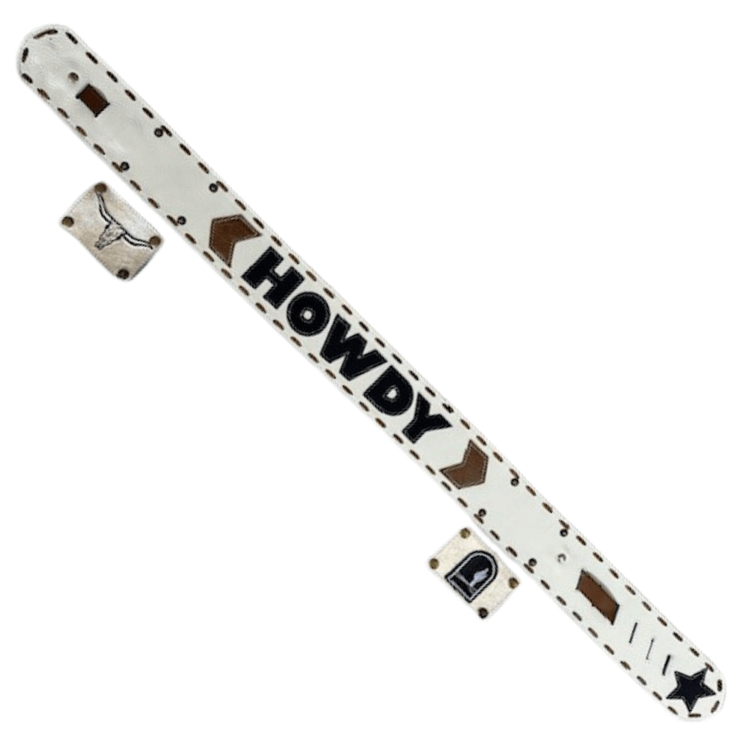 3" Word Belt - Ivory