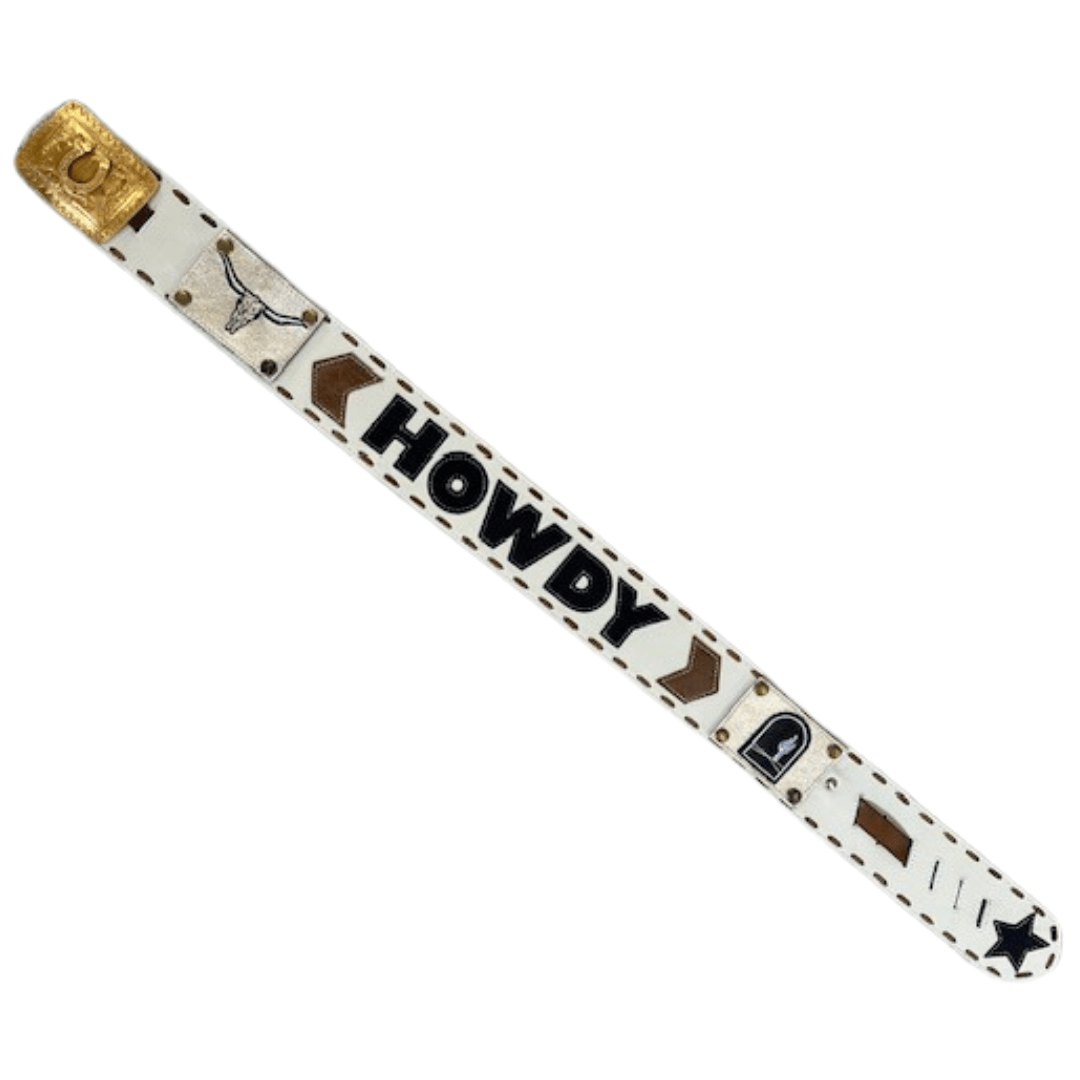 3" Word Belt - Ivory