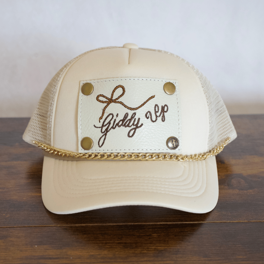 Gold Curb Hat Chain