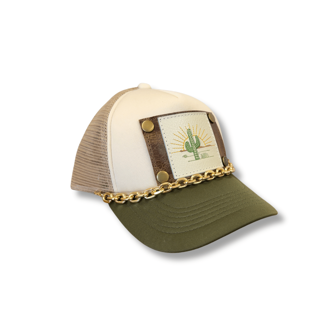 Sunrise Cactus Trucker Hat Set