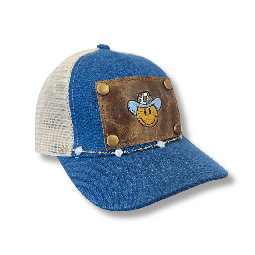 Smiley Cowboy High Pony Cap Set