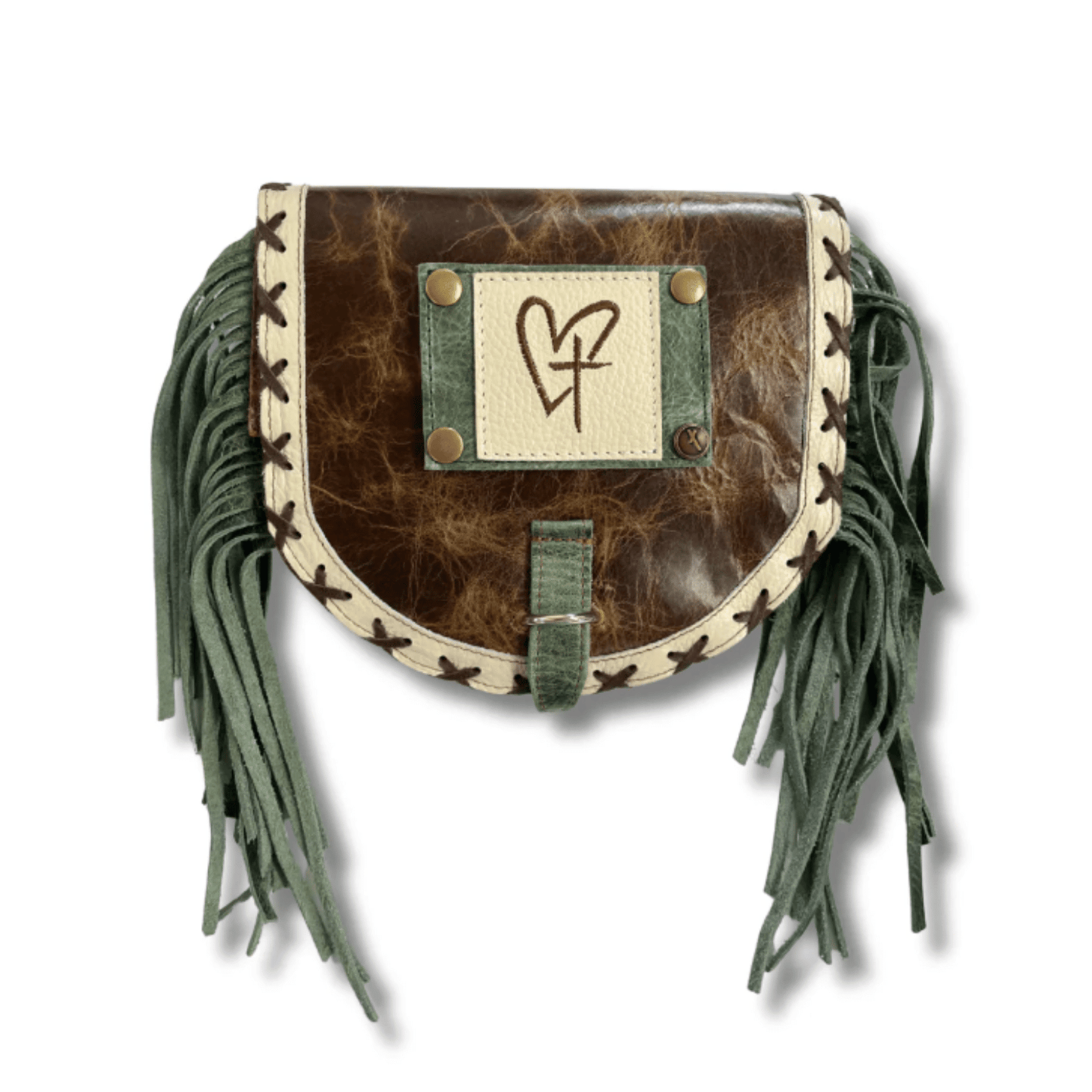 Cross Heart - Ivory Patch
