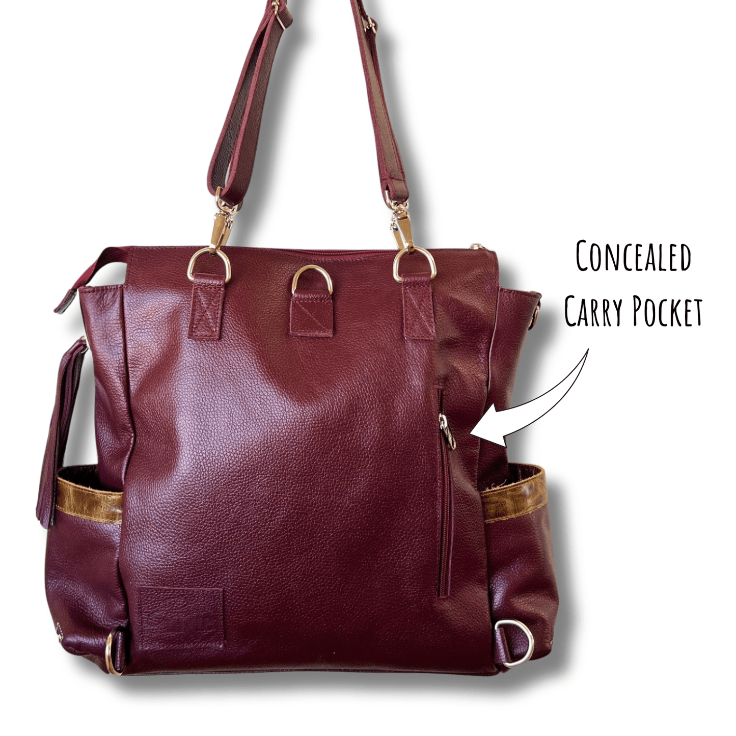 Mia - Wine Handbag