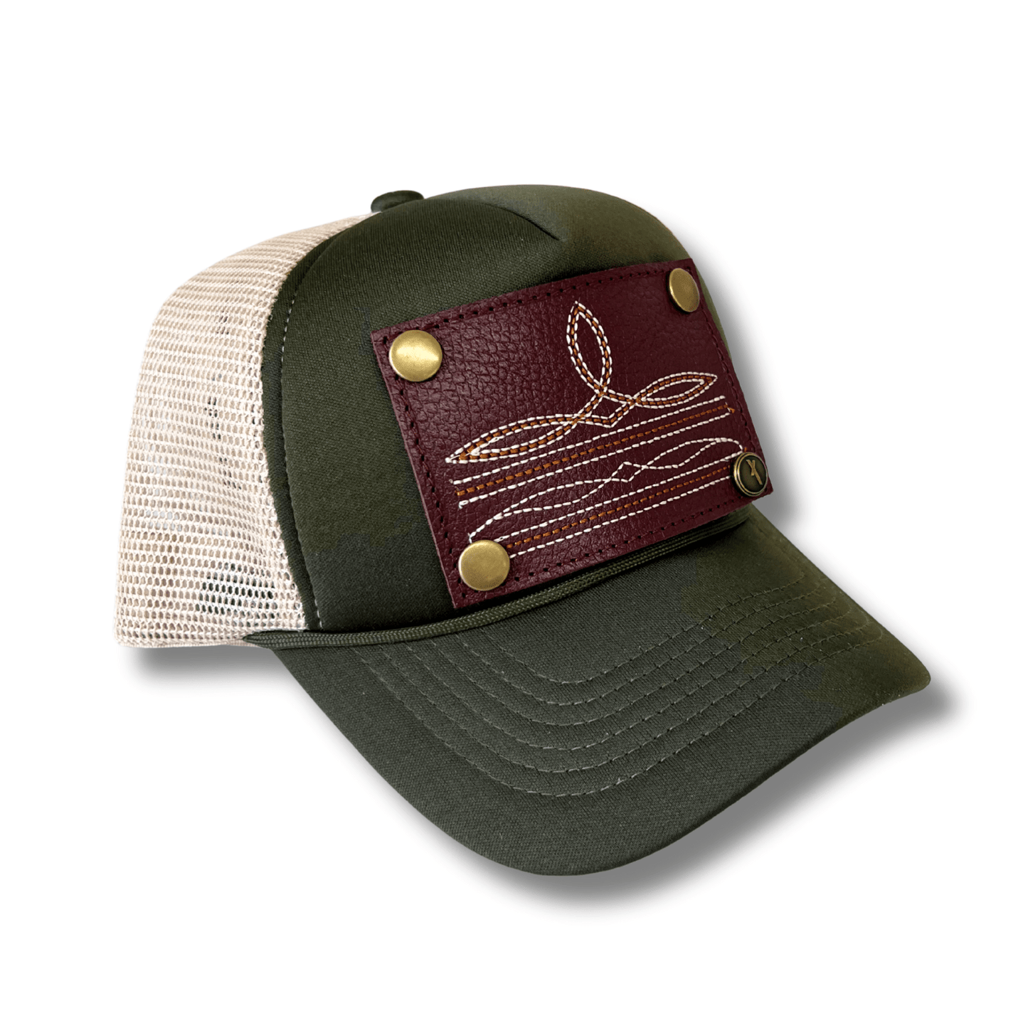 Vintage Boot Toe - Wine Patch