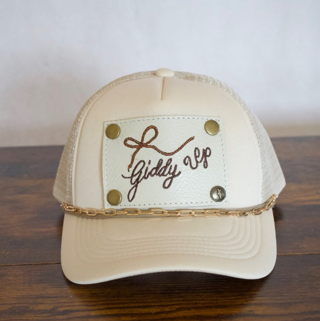 Gold Paperclip Hat Chain