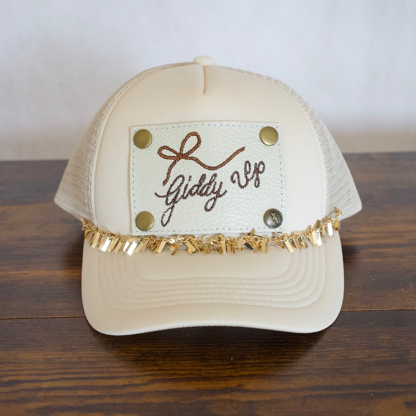 Gold Tinsel Hat Chain
