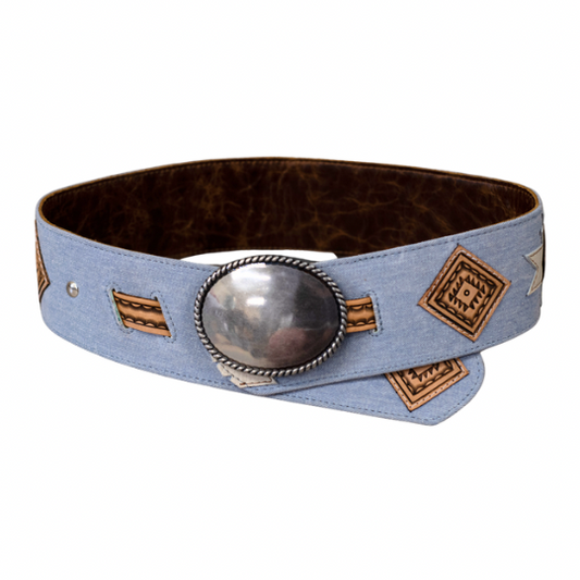 3" aztec jean belt