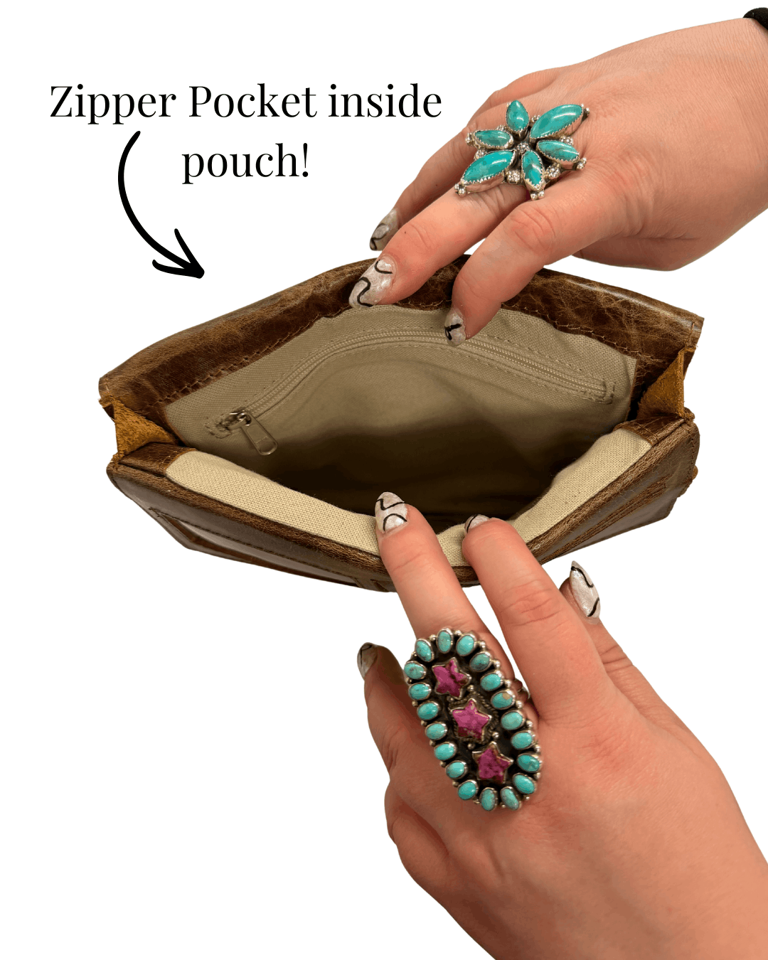 Saratoga - Tan Pouch