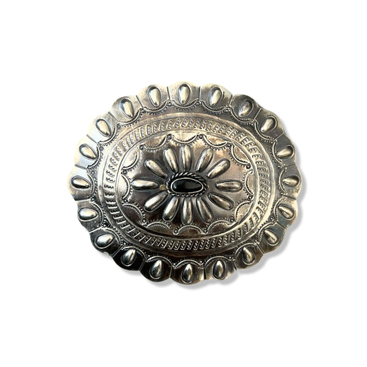 Belt Buckle - Black Stone
