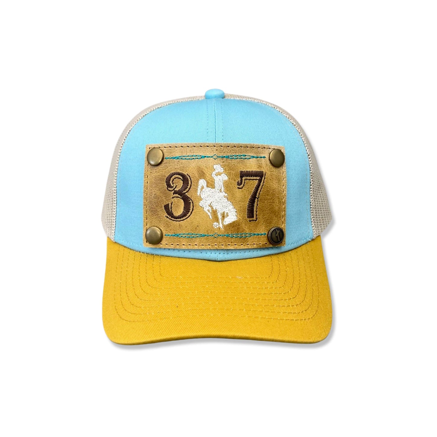 Light Blue/Gold Cap
