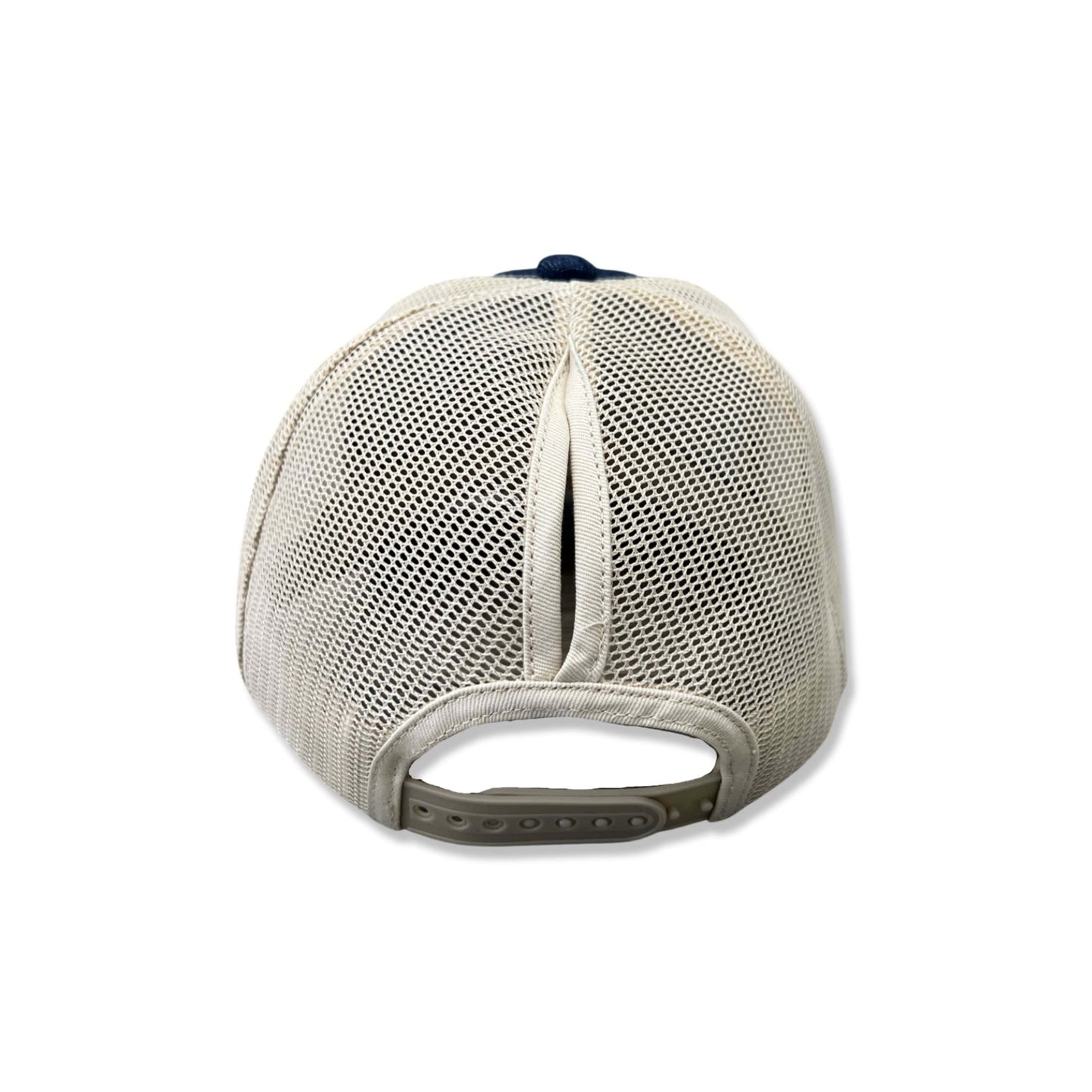 Denim High Pony Cap