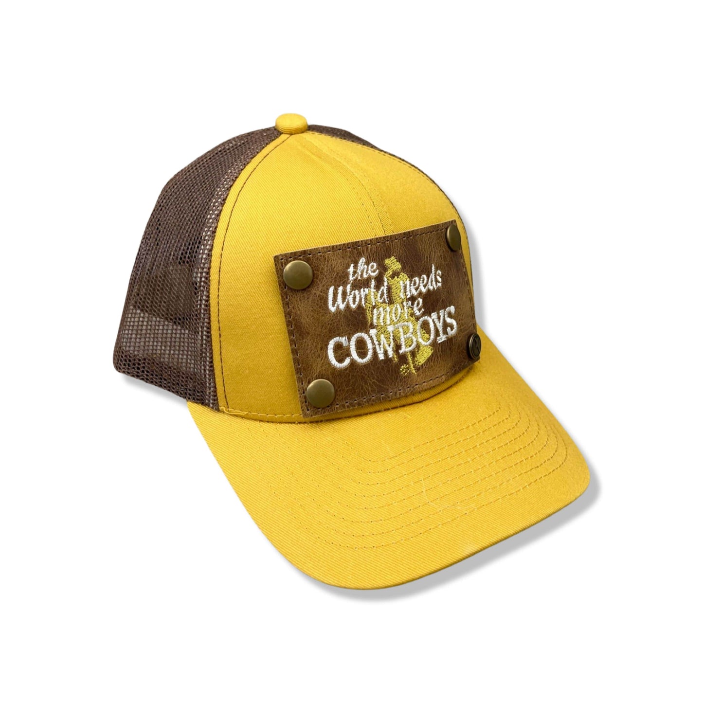 Gold High Pony Cap