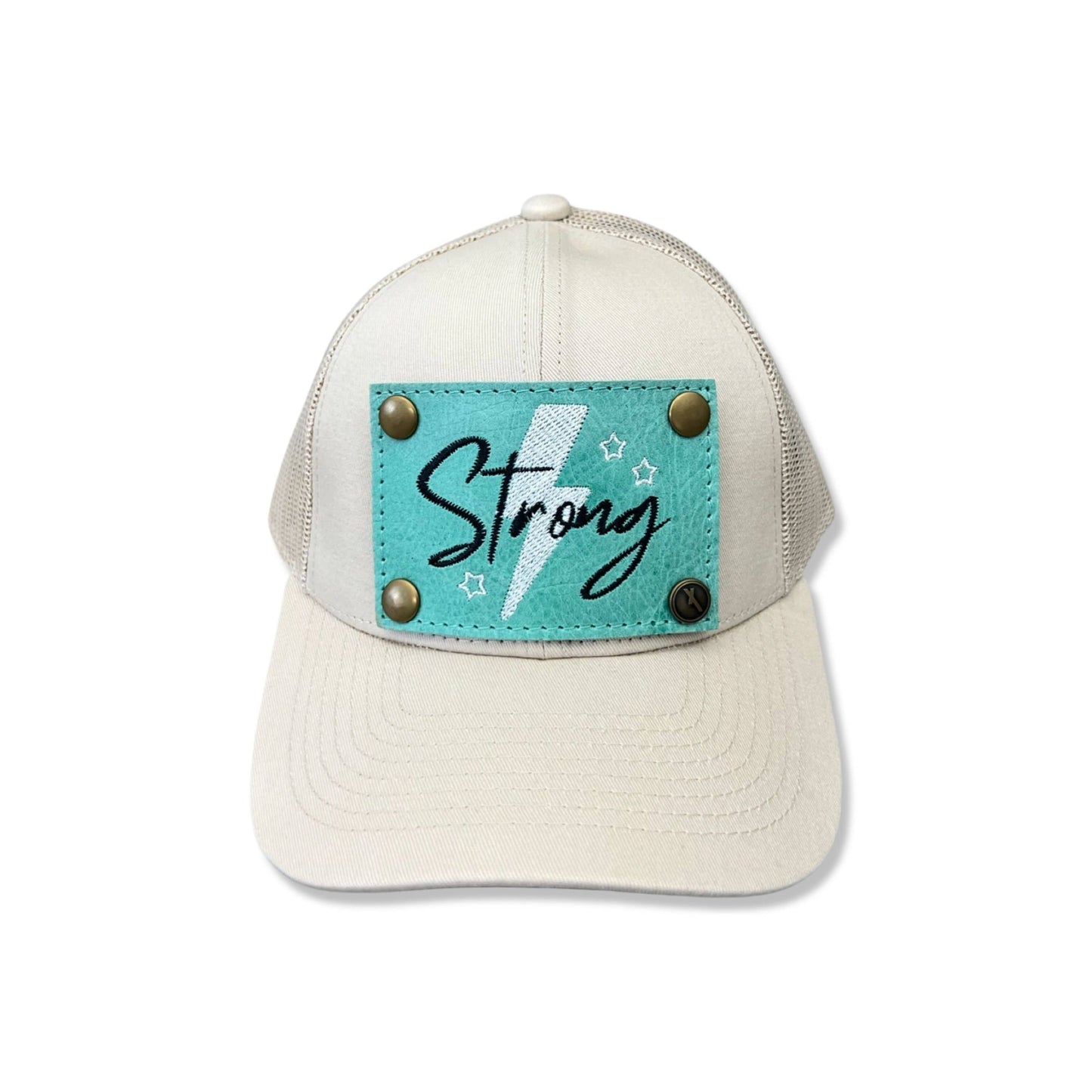 Khaki High Pony Cap