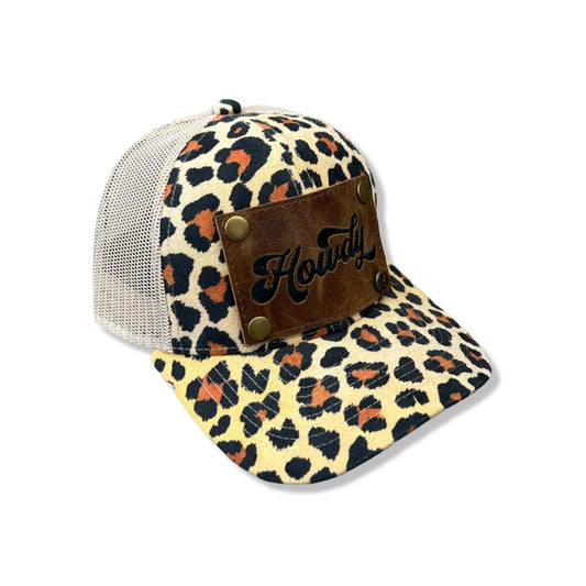 Leopard High Pony Cap