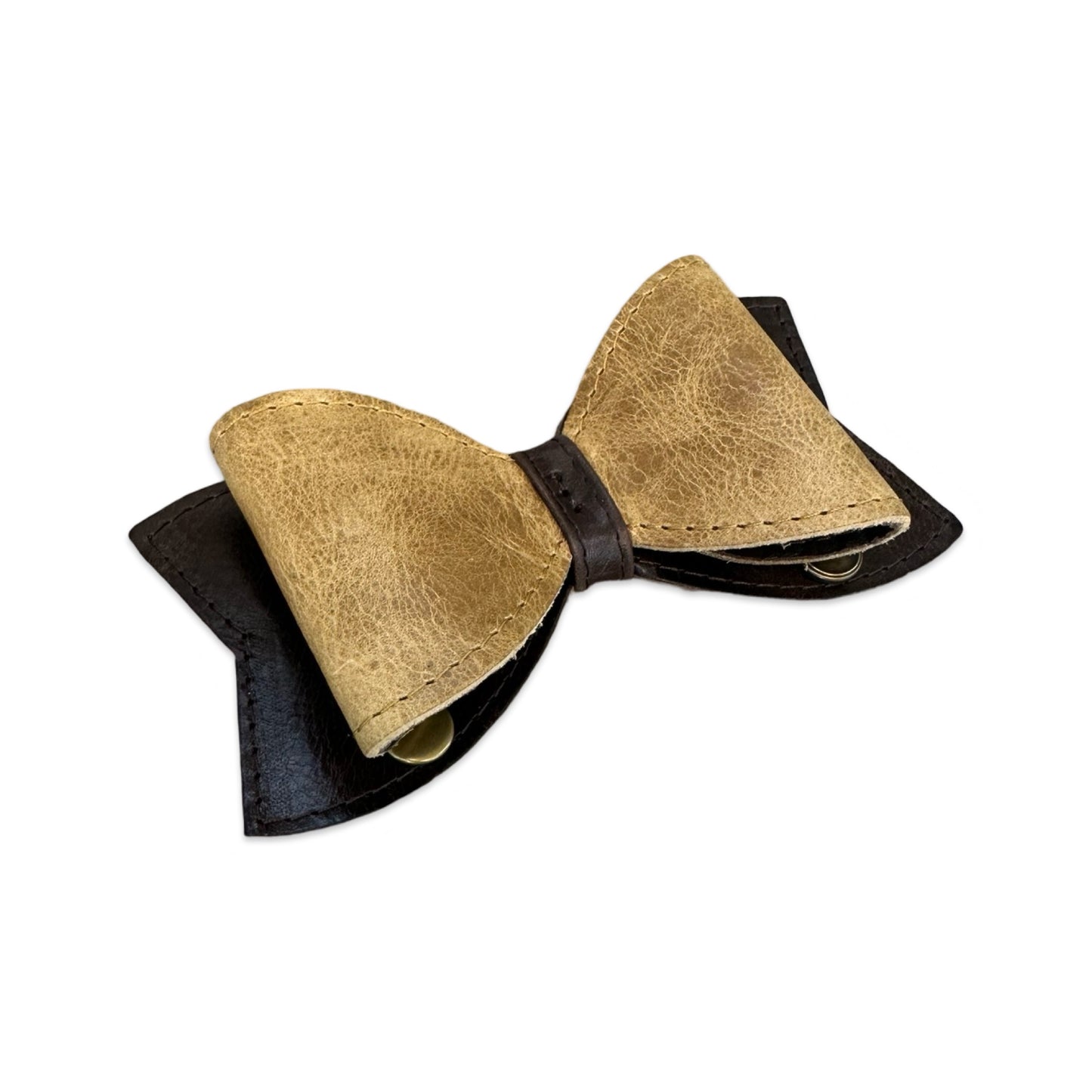 Bow - Brown & Gold