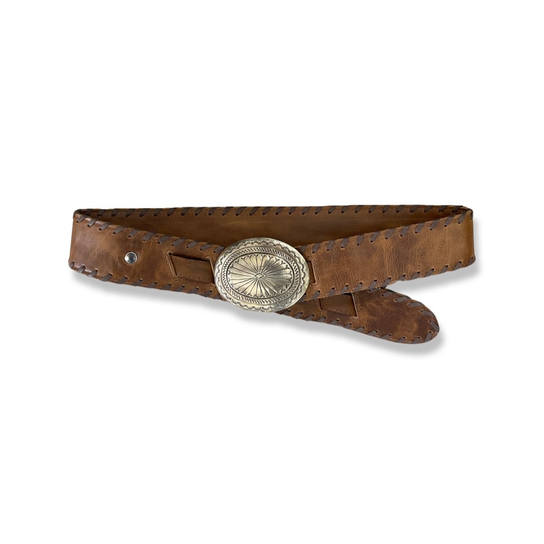 Belt Buckle - Plain Concho