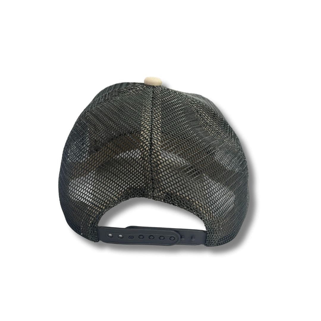 PD Cap - Cream and Tan