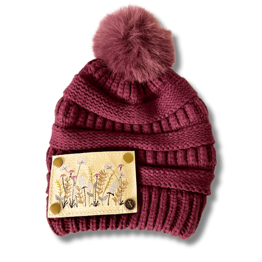 Snow Bunny Beanie - Wine