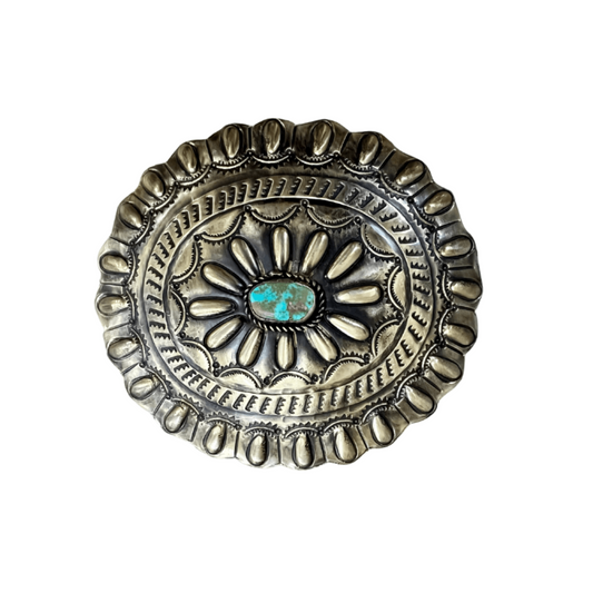 Belt Buckle - Turquoise Stone