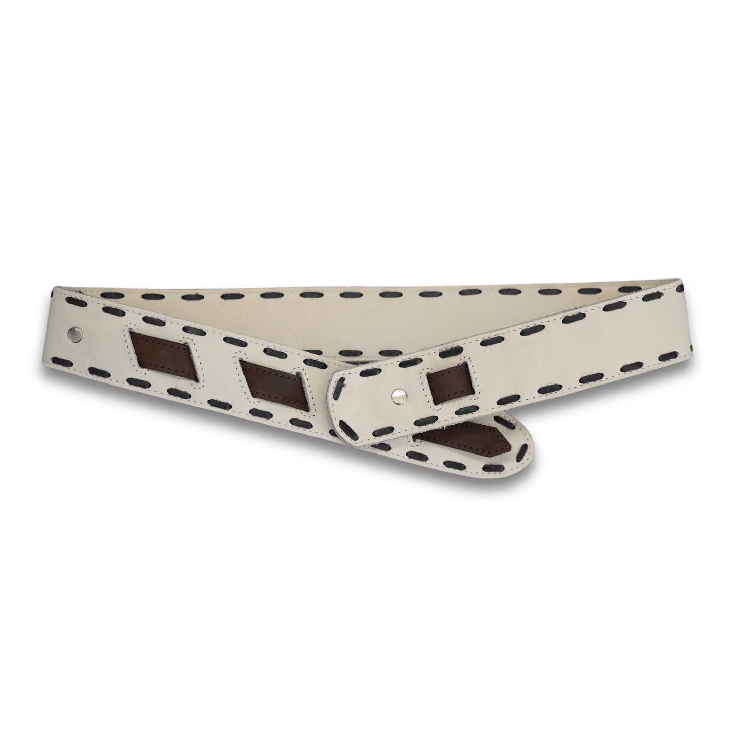 2" Plain Jane - Ivory Belt