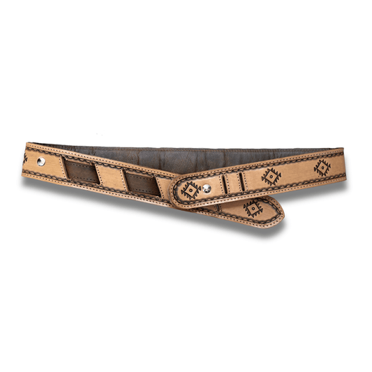 1.75" Tooled Leather Belt