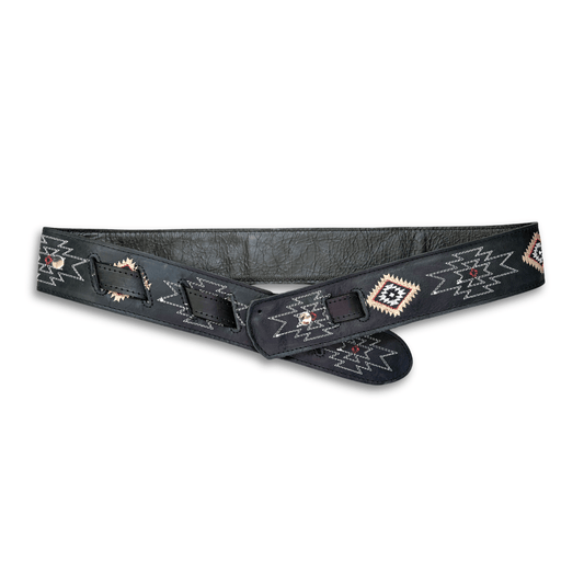 2" Aztec - Black Belt