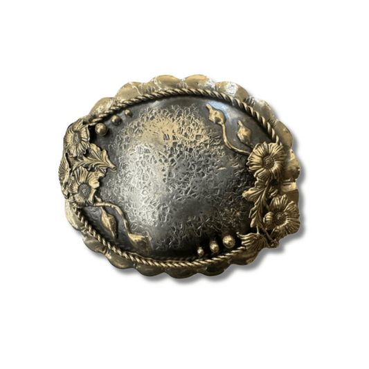 Belt Buckle -Heirloom Flower
