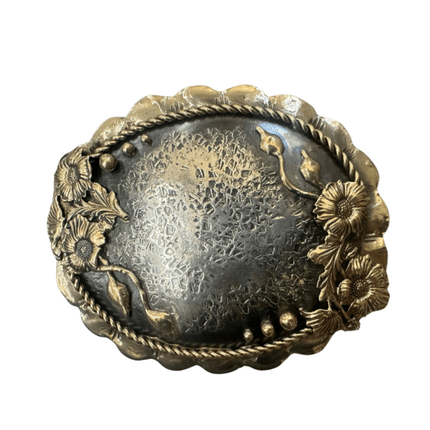 Belt Buckle -Heirloom Flower