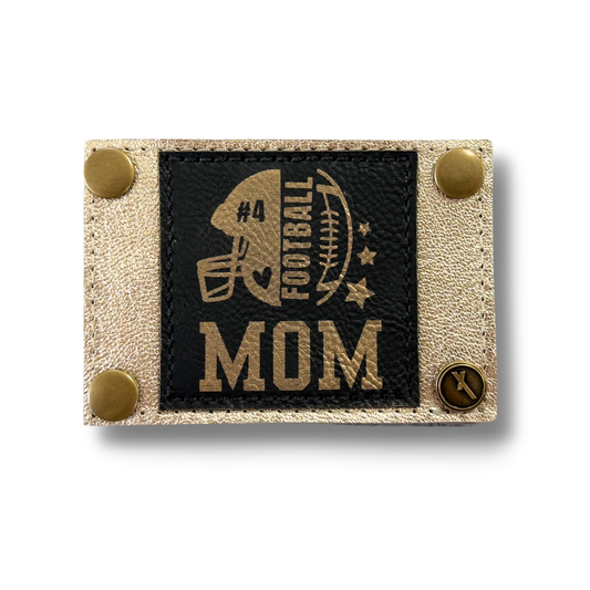Custom Football Mom Patch