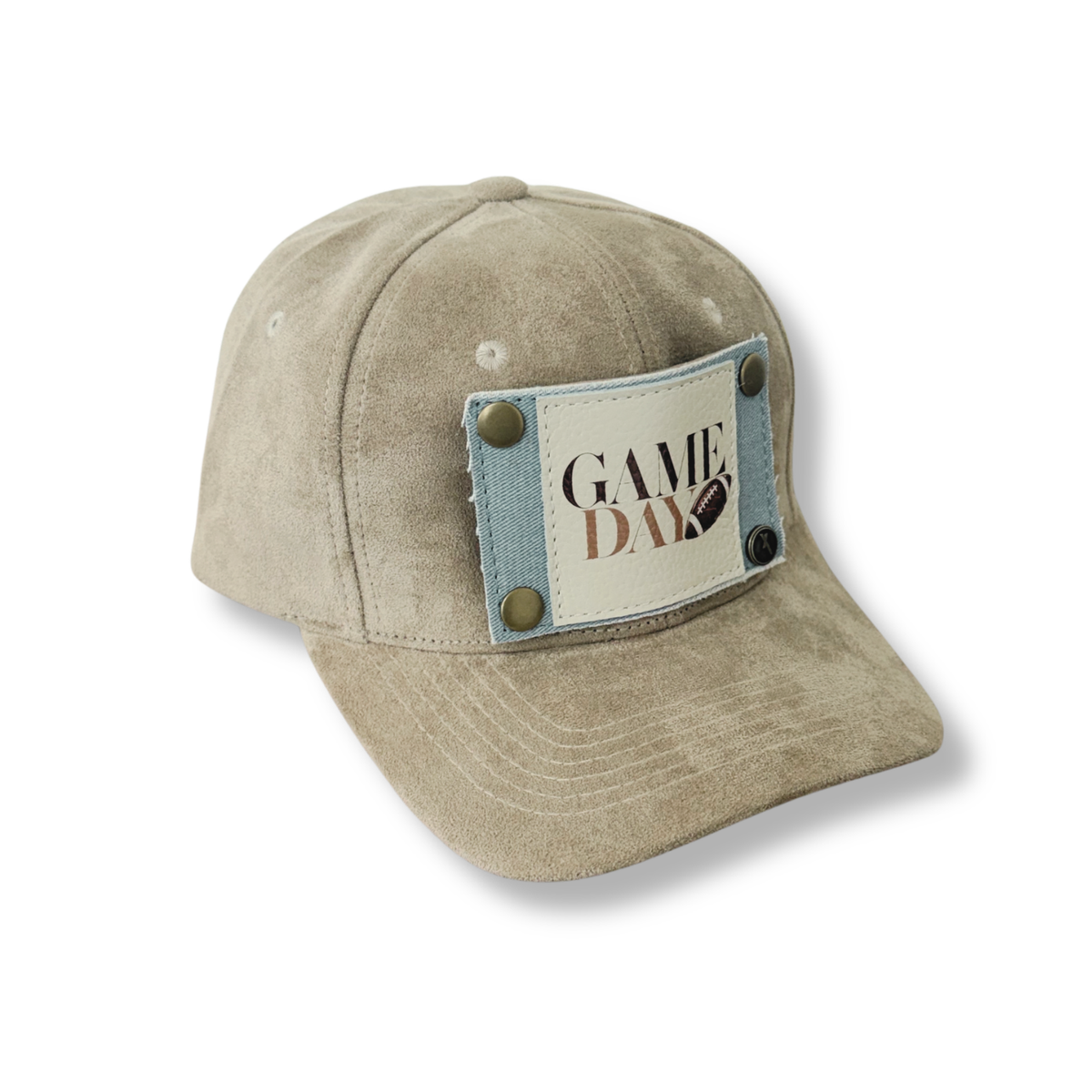 Tan Suede Cap