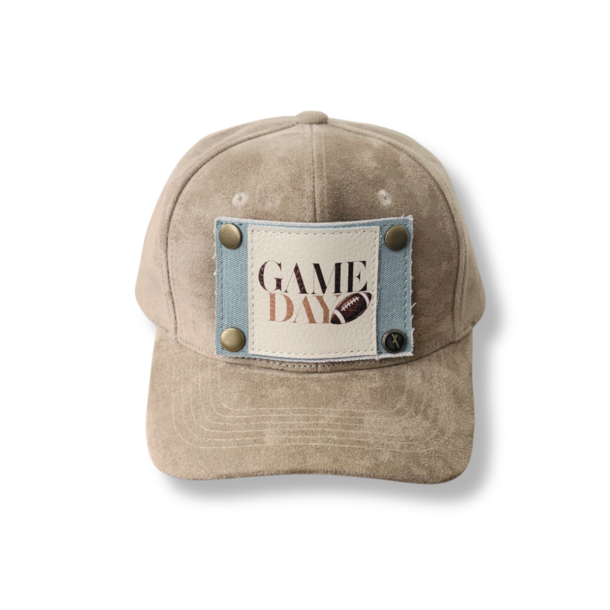 Tan Suede Cap