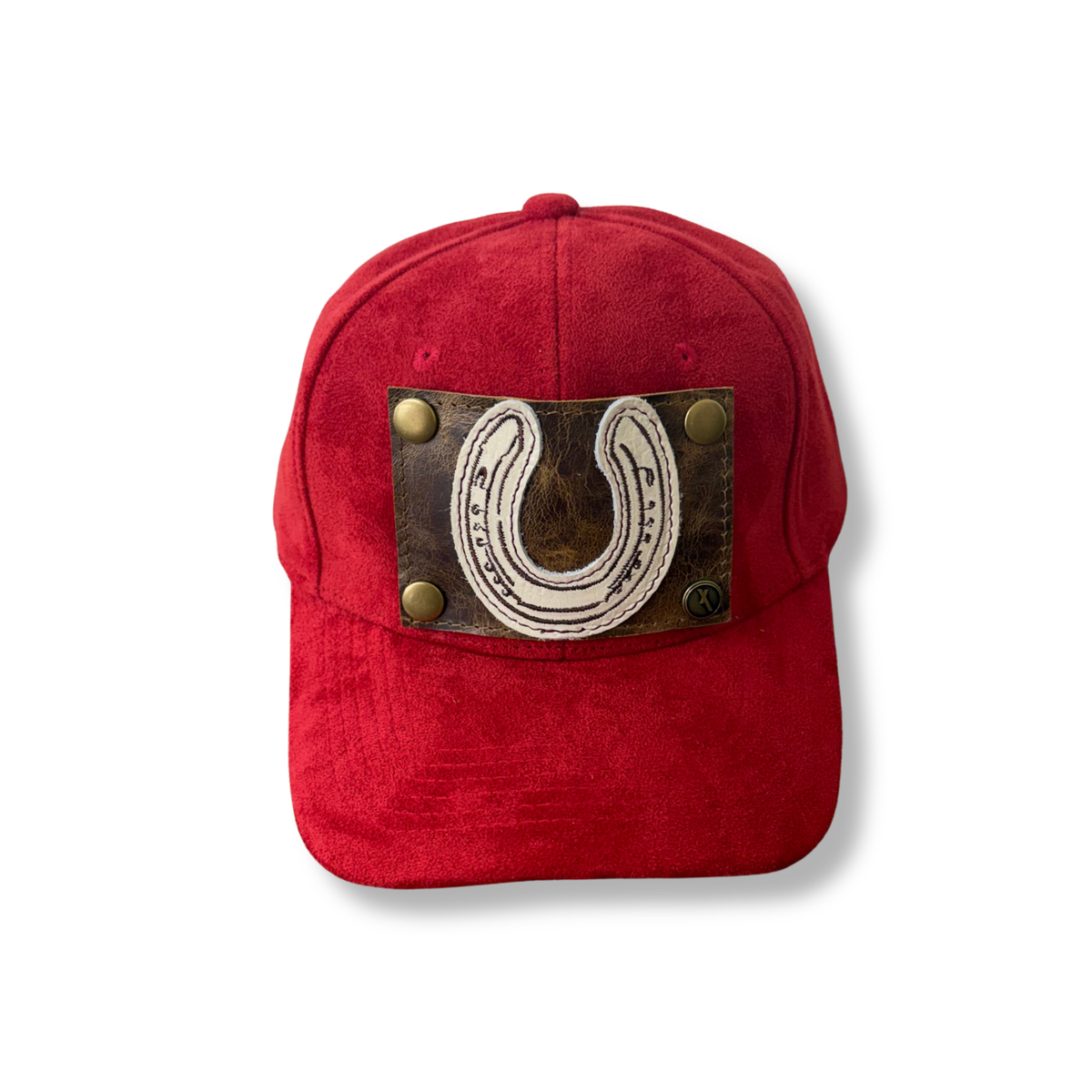 Red Suede Cap