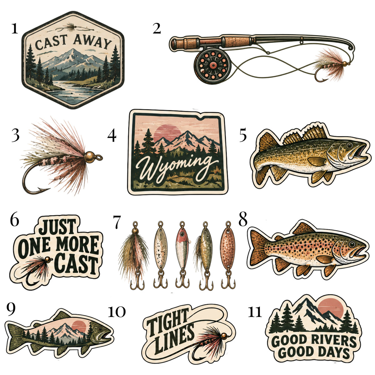 Custom Fishing Patches