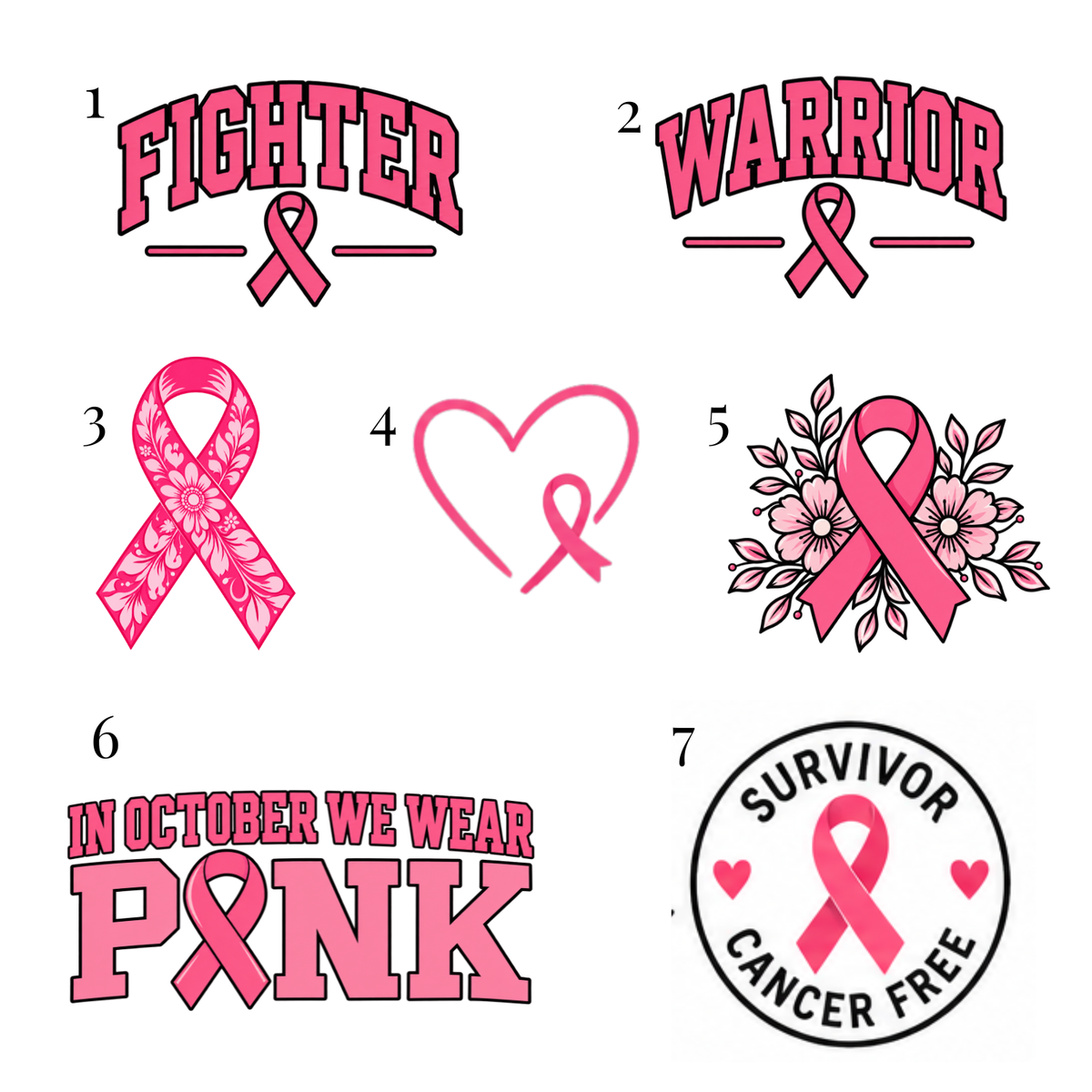 Breast Cancer Awareness Custom Patches