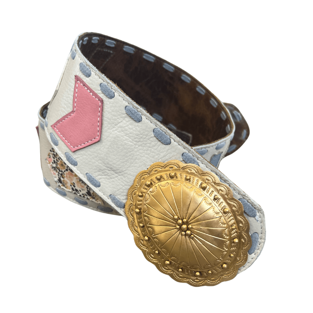 Belt Buckle - Gold Concho