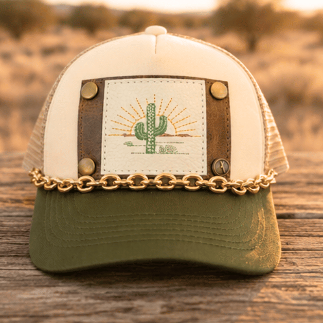 Sunrise Cactus Trucker Hat Set
