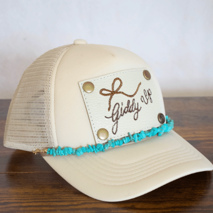 Turquoise Stone Hat Chain