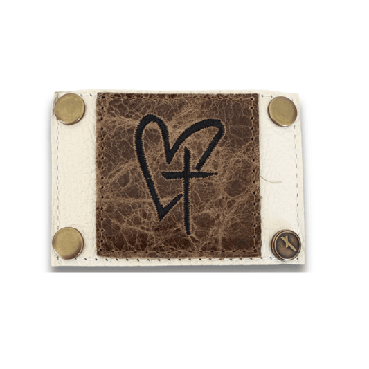 Cross Heart - Tan Patch