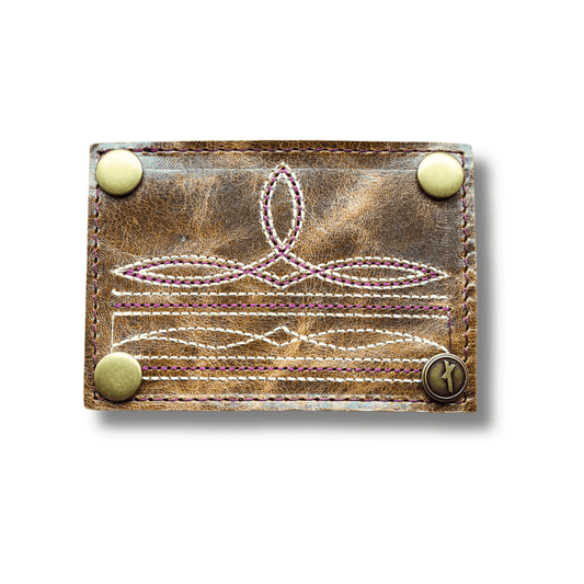 Vintage Boot Toe - Tan Patch